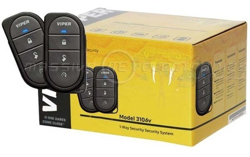 Alarma Viper De Seguridad Profesional 3106v 4 Botones