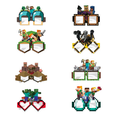 Minecraft Máscaras Cosplay Para Fiesta Cumpleaños Niños | Meses sin interés