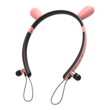 5 Unidade Headfone Bluetooth Rabbit Hf-c262bt Exbom Auricula Cor Rosa