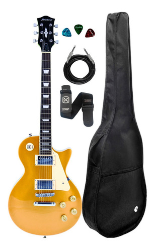 Guitarra Strinberg Les Paul Gold Lps 230 Gd + Kit Capa Cabo