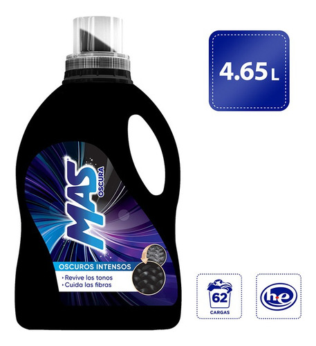 Detergente Líquido Mas Oscura 4.65l