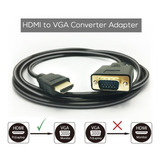 Cable Adaptador Hdmi A Vga 