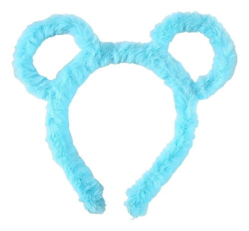 Diadema De Felpa Con Diseño De Orejas De Ratón Y Oso