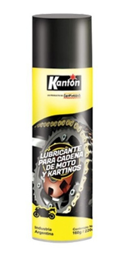 Lubricante En Aerosol Para Cadena Moto Karting 160g. Kanton