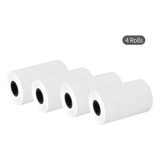 4 Rollos Papel Térmico Mini Impreora 58mm Mini Pos 57mm X50