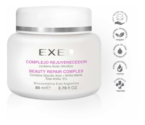 Crema Complejo Rejuvenecedor Con Ácido Glicolico Exel