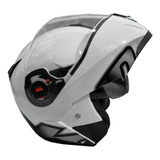 Casco Rebatible Okn 10 Doble Visor Blanco Imp - Gaona Motos