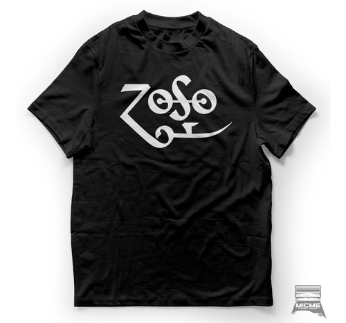 Playera Jimmy Page Zoso Led Zeppelin Rock