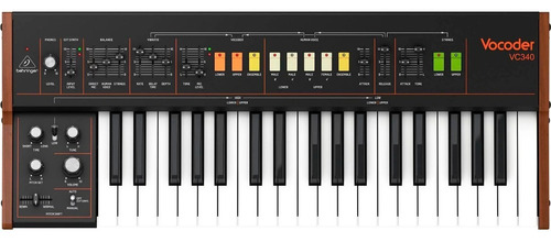 Behringer Vc340 Sintetizador Analógico Vocoder 37 Teclas Color Negro