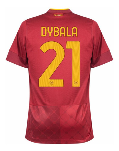 Camiseta As Roma Titular #21 Dybala Temporada 2023