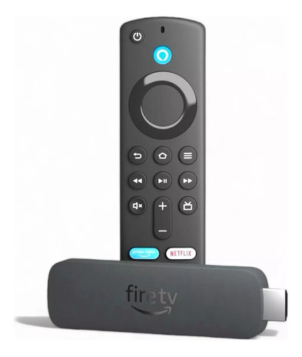 Amazon Fire Tv Stick 4k De Voz 4k 8gb Preto