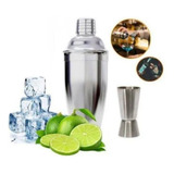 Coqueteleira Em Inox 500ml Bebida Drink Caipirinha Bar Cor Cinza