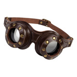 Steam Punks Gafas Cosplay Gentleman Leather Steampunk Para