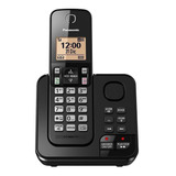 Teléfono Panasonic  Kx-tgc362b Inalámbrico - Color Negro