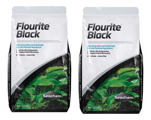  Flourite Black Seachem 7kg Sustrato P/ Acuario Plantado 2pz