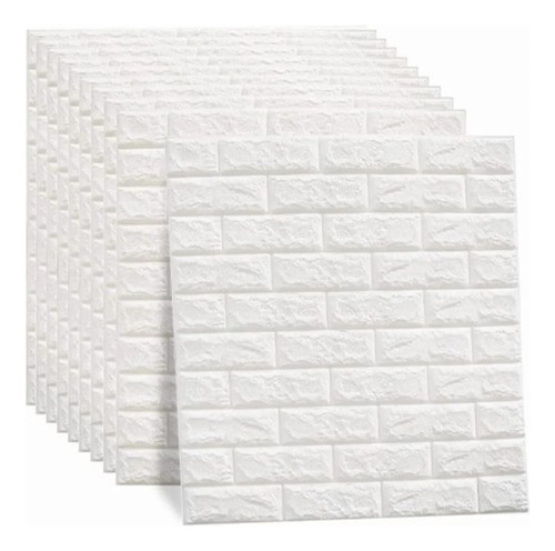 Patrón Ladrillo Pegatina Pared 3d Papel Tapiz 38×35cm 10pcs