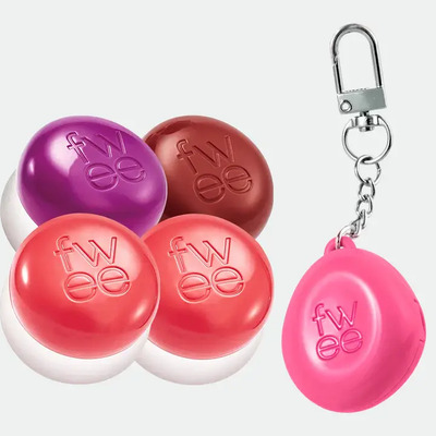 Fwee Lip & Cheek Blurry Pudding Pot Keyring Set Color Rs02 Lyrics | Envío gratis