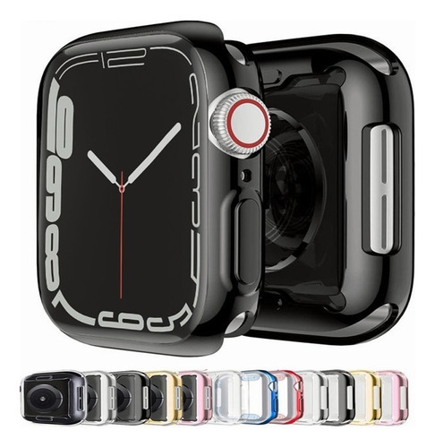 Funda De Tpu For Apple Watch Case Series 8 7 Se 6 5 4 3 2 1
