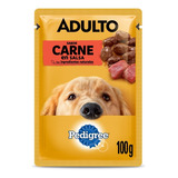 Pedigree Alimento Húmedo En Sobre Perro Adulto Carne 12un