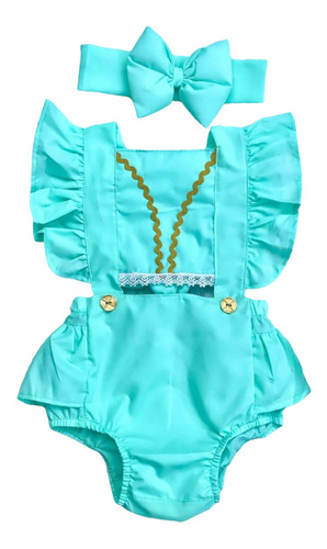 Conjunto Body De Bebê Menina Infantil Super Luxo Princesas