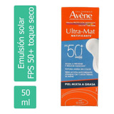 Avené Emulsión Solar Fps 50+ Toque Seco Tubo Con 50ml