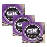 Combo 3 Encordado Gk Guit Electr Calibre Regular +1ra 010 53