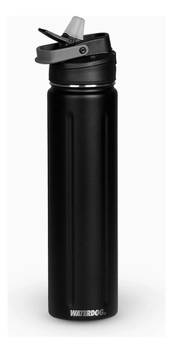 Botella Termica Waterdog De Acero Inox. Acua 1200ml Negro