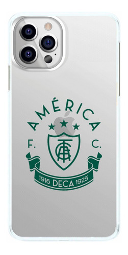 Capinha América Mg Fundo Transparente Capa De Celular