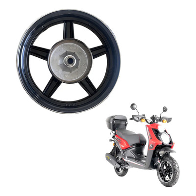 Rin Trasero 12 Motoneta Carabela Dyna 175 Negro