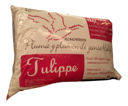 Almohada Tulippe Pluma De Ganzo