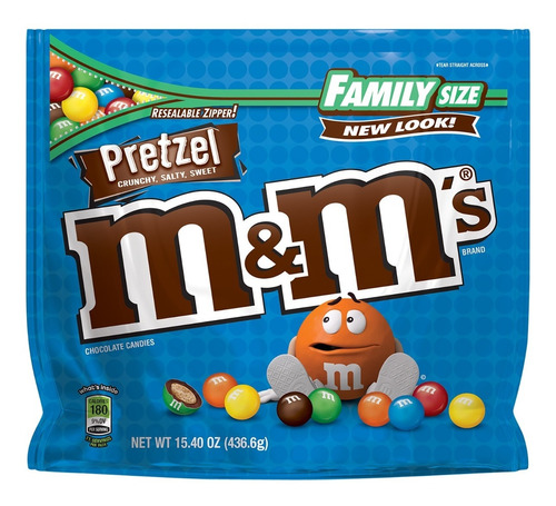 M&m Chocolates Family Size Sabor A Escoger (521.6 G)