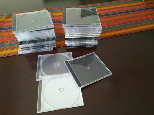 Cajas Para Cd Acrílicas X 48 Unidades