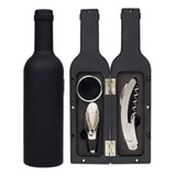 Set De Vino Sacacorchos Kit Descorchador Estuche Botella