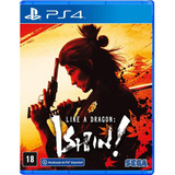 Jogo Like A Dragon Ishin Ps4 Mídia Física Lacrado Original