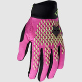 Guantes Bicicleta Mujer Defend Race Rosado Fox 