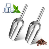 Aieve Ice Scoop, 2 Pcs Acero Inoxidable Ice Scoop For Freeze