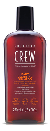 American Crew Champú Para Hombres, Limpiador Diario, Deriv.