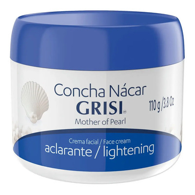 Crema Aclara E Hidrata Concha Nácar Día\u002Fnoche 110 G Grisi | MercadoLibre