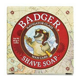 Jabon De Afeitar - Badger - Shaving Soap Puck, Aloe Vera & C