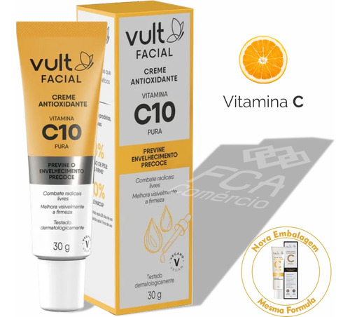 Vult Vitamina C Pura - Sérum Facial Anti-sinais Noturno