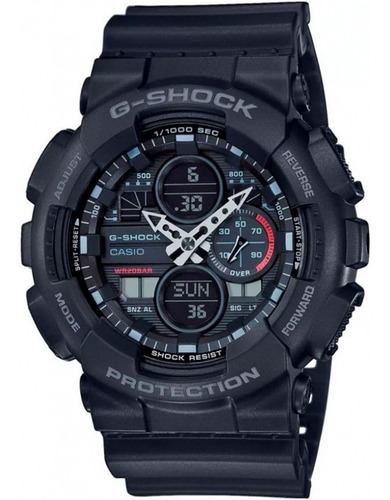 Relogio Masculino Casio G-shock Ga-140-1a1dr Preto