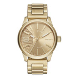 Diesel Rasp Gold Dial Men's Watch Dz1761 Color De La Correa Observar Descripción Color Del Bisel Dorado Color Del Fondo Dorado