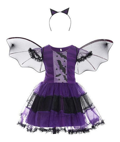 Halloween Capa De Bruja Elfo Mágico Vestido De Los Niños Cos