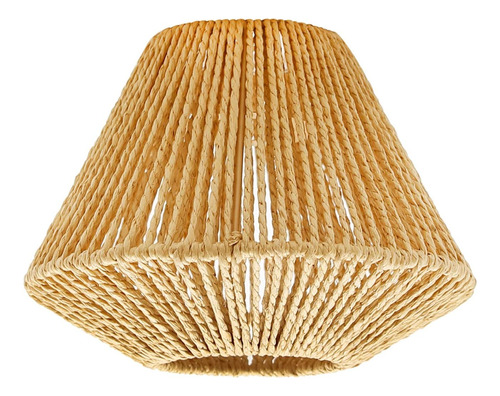 Lámpara Colgante De Bambú Tejida Vintage De Ratán Moderno Re