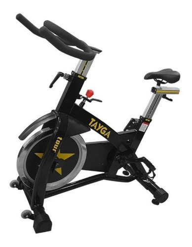 Bicicleta Fija Tayga Spinning Bike Black Color Negro