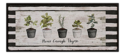 #71 - Cartel Decorativo Vintage - Plantas Jardín No Chapa