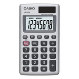 Calculadora Casio Hs-8va Portatil 8 Digitos Basica Plateada