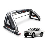 Barra Antivuelco Mitsubishi L200 2006-2015 Acero Inoxidable 