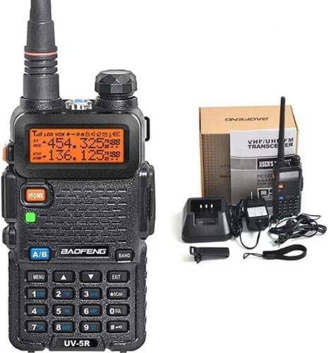 Rádio Comunicador Ht Dual Band Uhf Vhf Uv-5r Fm Fone Ptt