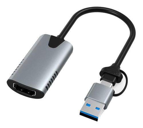 Tarjeta De Captura De Vídeo Hdmi A Usb C Usb 3.0 4k 1080p 60